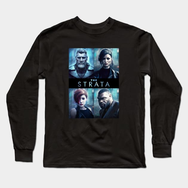 Rust Somers Narli Carver Portrait Long Sleeve T-Shirt by Beyond the Dark